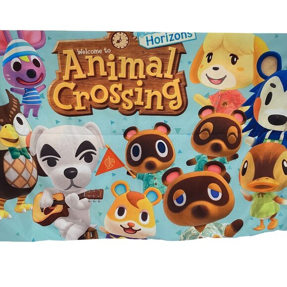 Animal Crossing New Horizons Bedding   King Size Pillowcase homegoods - Picture 1 of 7